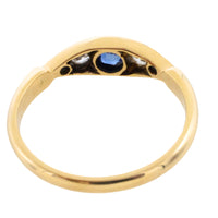 Edwardian sapphire and diamond ring-Antique rings-The Antique Ring Shop