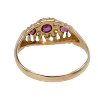 Ruby and rose diamond ring from 1910-The Antique Ring Shop