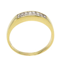 Princess cut diamond ring in 18 carat gold-wedding rings-The Antique Ring Shop