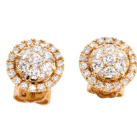 Diamond studs in 18 carat gold-Earrings-The Antique Ring Shop