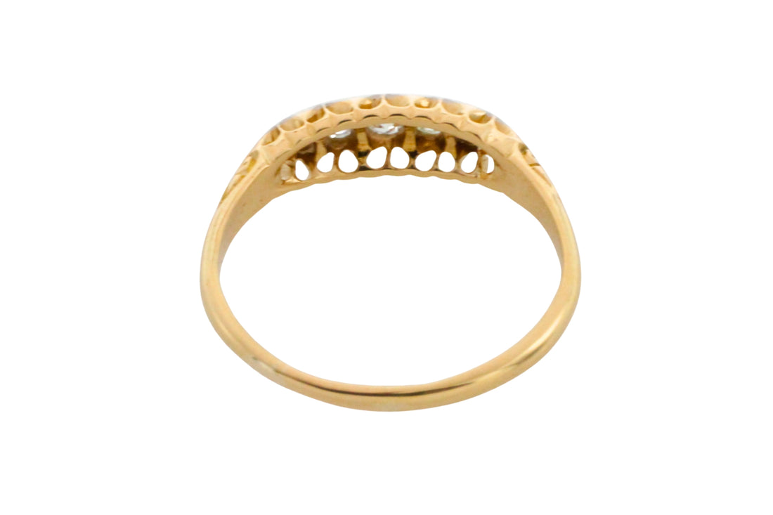 Edwardian old cut diamond ring-Antique rings-The Antique Ring Shop