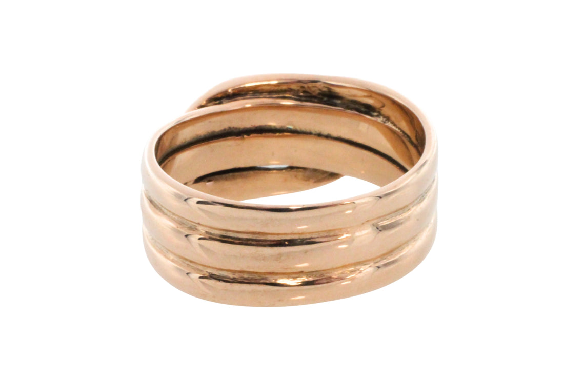 Antique snake ring with diamond eyes-Antique rings-The Antique Ring Shop