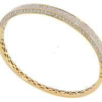 Diamond bracelet in 14 carat gold-Bracelets-The Antique Ring Shop