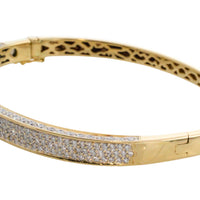 Diamond bracelet in 14 carat gold-Bracelets-The Antique Ring Shop