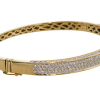 Diamond bracelet in 14 carat gold-Bracelets-The Antique Ring Shop