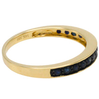 Sapphire half eternity band-Vintage Rings-The Antique Ring Shop