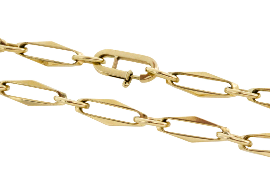 Forever closed braclet in 14 carat gold-Bracelets-The Antique Ring Shop