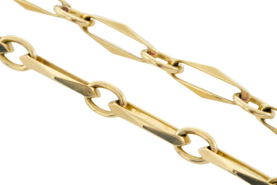 Forever closed braclet in 14 carat gold-Bracelets-The Antique Ring Shop
