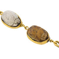 Scarab beetle bracelet in 18 carat gold