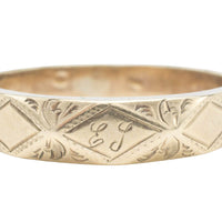 Antique Memorial Gold & Woven Hair Ring-Antique rings-The Antique Ring Shop