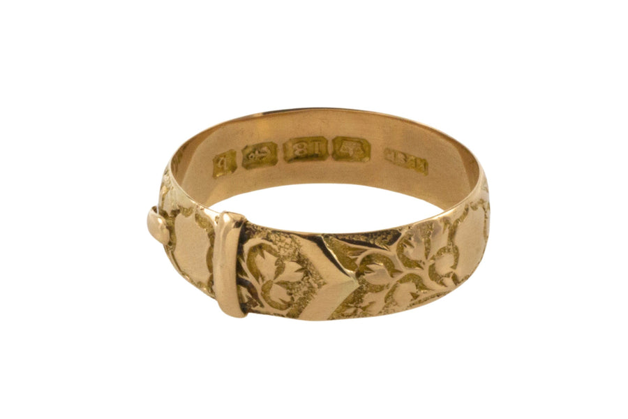 22 carat gold band from 1937-wedding rings-The Antique Ring Shop