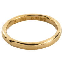 22 carat gold wedding band from 1926-wedding rings-The Antique Ring Shop