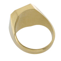 Vintage bloodstone signet ring in 14 carat gold