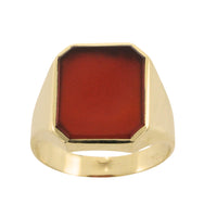 Vintage Dutch carnelian signet ring-The Antique Ring Shop