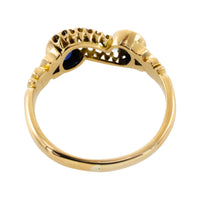 Sapphire and diamond ring from 1903-Antique rings-The Antique Ring Shop