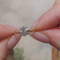 .80 karaat diamanten solitaire ring