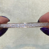 Diamond bracelet in 14 carat gold