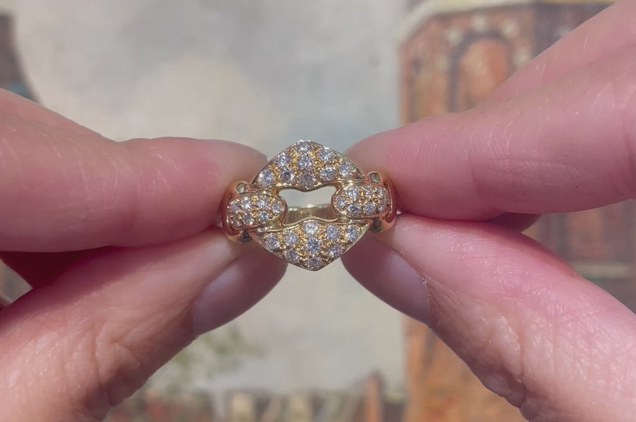 Brilliant cut diamond ring in 18 carat gold