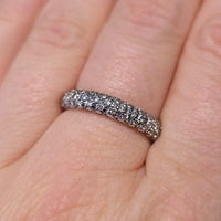 Eternity ring met diamanten van 18 karaat goud