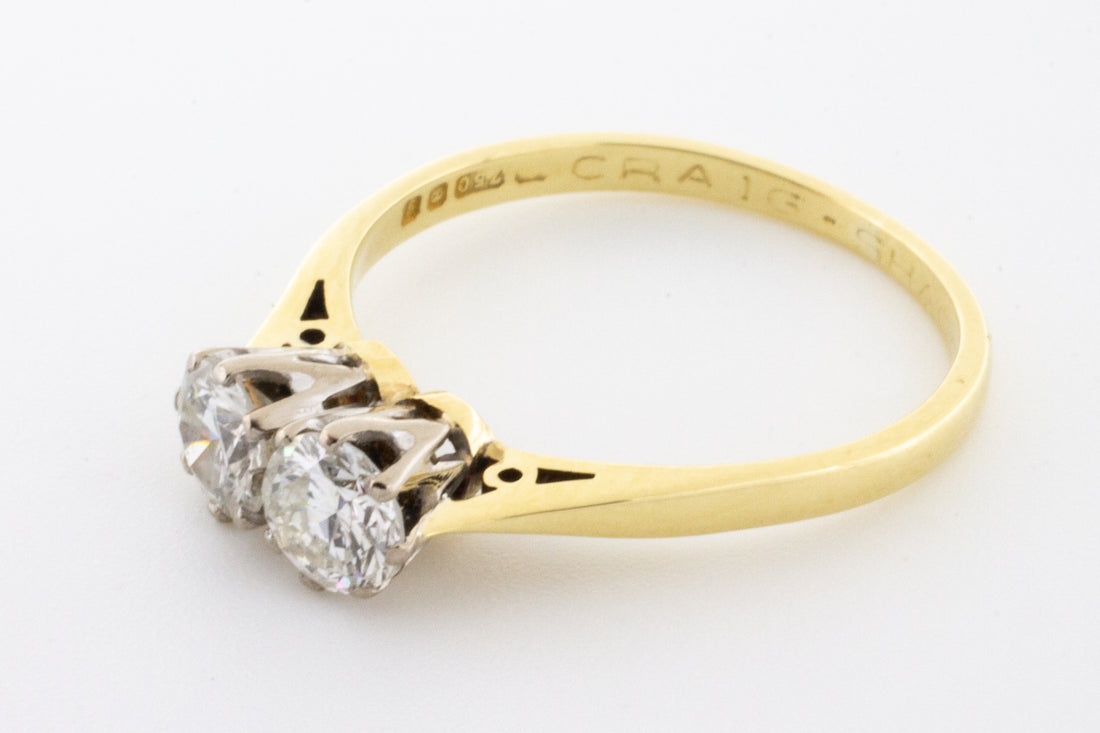 Twin set diamond ring-The Antique Ring Shop